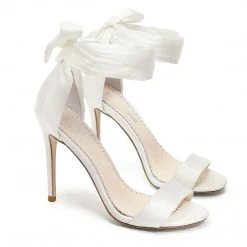 ANNA Wedding Shoes With Ankle Ribbon