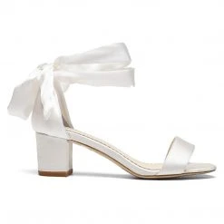 ARDELIA Wedding Open Toe Ankle Wrap Block Heels