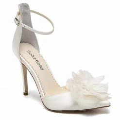 HARLOW Ivory Flower Chiffon Wedding Shoes