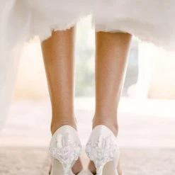 JOSEPHINE Butterfly And Flower Embellished Heel Pumps