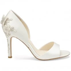 JOSEPHINE Butterfly And Flower Embellished Heel Pumps