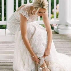 OCTAVIA Block Heel Mary Jane Shoes For Bride