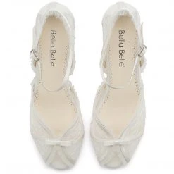 OCTAVIA Block Heel Mary Jane Shoes For Bride