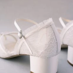 OCTAVIA Block Heel Mary Jane Shoes For Bride