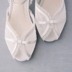 OCTAVIA Block Heel Mary Jane Shoes For Bride