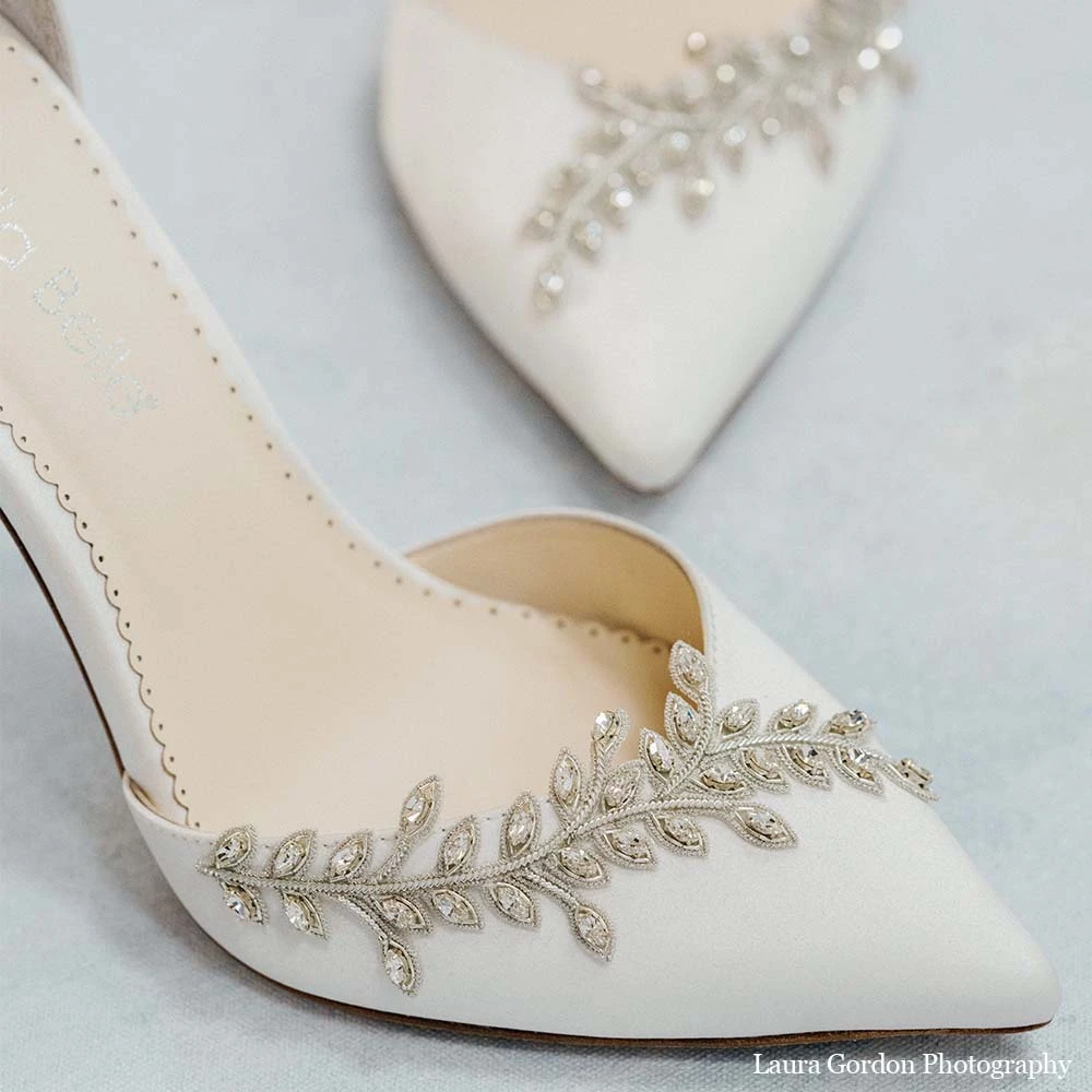 VICTORIA Crystal High Heel Wedding Shoes, Rhinestone Embellished VICTORIA Crystal High Heel Wedding Shoes, Rhinestone Embellished