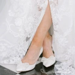 DOROTHY D'Orsay Wedding Bow Pump Shoes