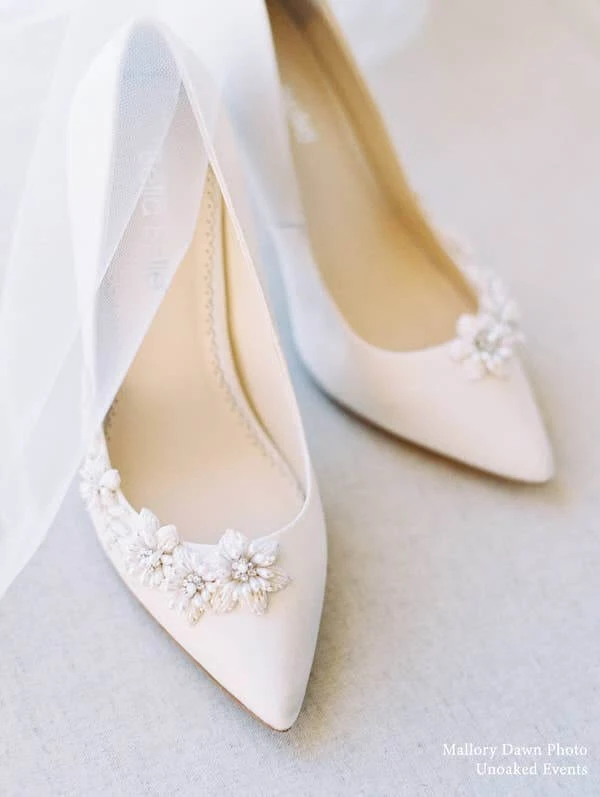JASMINE 3D Floral Pearl Wedding Shoes JASMINE 3D Floral Pearl Wedding Shoes