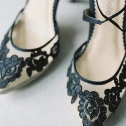 Black Mesh Heels, Anita Black