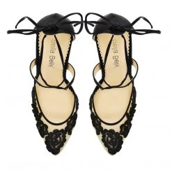 Black Mesh Heels, Anita Black