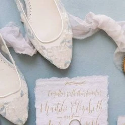 FIONA Baby Blue Floral Lace Ivory Wedding Flats 7 FIONA Baby Blue Floral Lace Ivory Wedding Flats