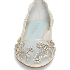 WILLOW Embellished Crystal Flat Shoes For Wedding