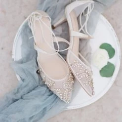 FRANCES IVORY Kitten Heel Wedding Shoes Ivory With Crystals 6 FRANCES IVORY Kitten Heel Wedding Shoes Ivory With Crystals