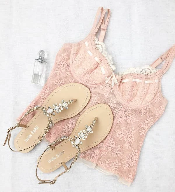 LUNA Strappy Gold Sandals Jewel Wedding Shoes LUNA Strappy Gold Sandals Jewel Wedding Shoes