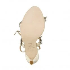 BELINDA Crystal Strap Heels, Evening Sandals Crystal Wedding Shoes