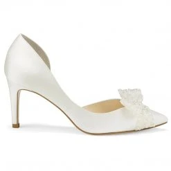 DOROTHY D'Orsay Wedding Bow Pump Shoes