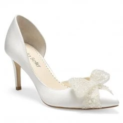 DOROTHY D'Orsay Wedding Bow Pump Shoes