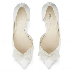 DOROTHY D'Orsay Wedding Bow Pump Shoes