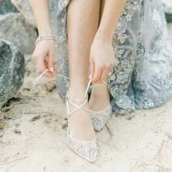 FLORENCE Crystal Embellished Heels For Weddings