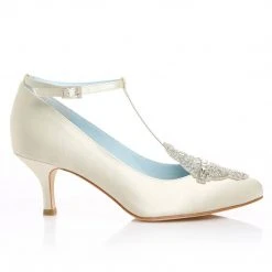 ANNALISE IVORY Ivory Art Deco Wedding Shoes 2 ANNALISE IVORY Ivory Art Deco Wedding Shoes