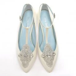 ANNALISE IVORY Ivory Art Deco Wedding Shoes 3 ANNALISE IVORY Ivory Art Deco Wedding Shoes