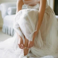 ANNALISE IVORY Ivory Art Deco Wedding Shoes 4 ANNALISE IVORY Ivory Art Deco Wedding Shoes