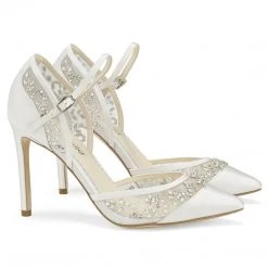 EMMA Embellished Crystals D'Orsay Wedding Shoes