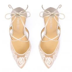 ANITA IVORY Wedding Ivory Lace High Heels