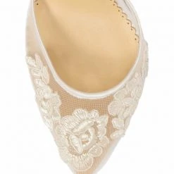 ANITA IVORY Wedding Ivory Lace High Heels