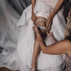 ANITA IVORY Wedding Ivory Lace High Heels