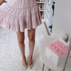 ELSA NUDE Crystal Embellished Sequin Sparkly Nude Heels Wedding