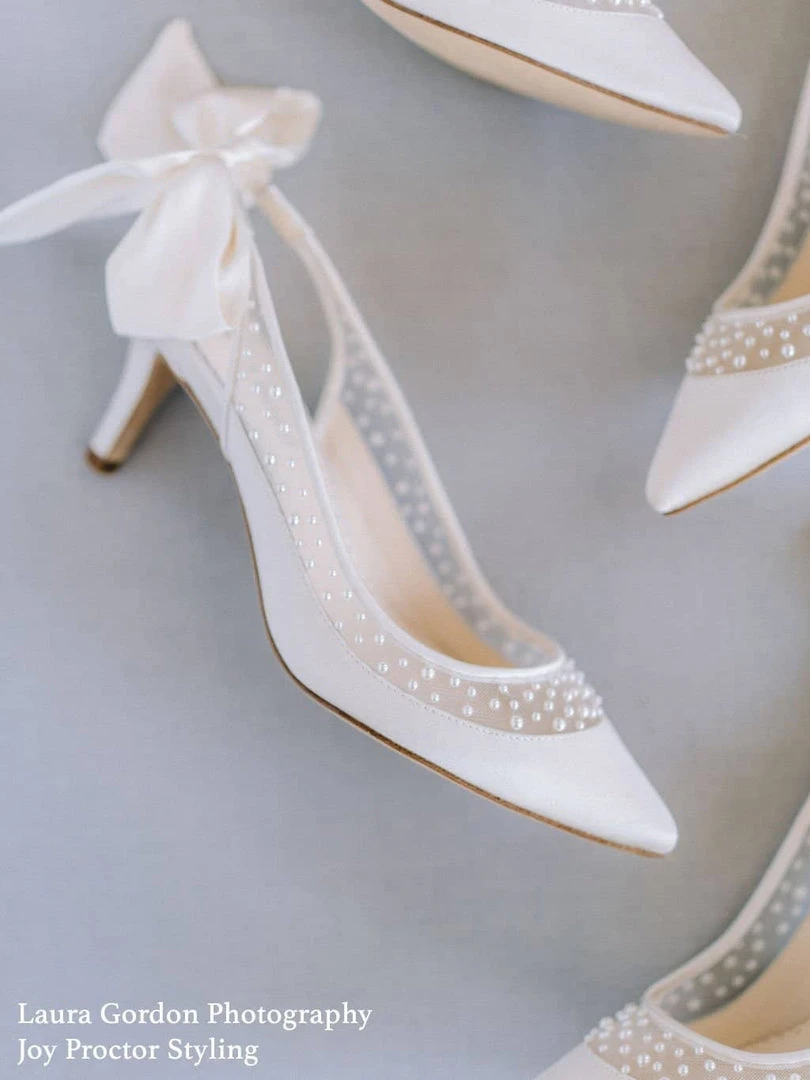 GEORGIA Ivory Kitten Heel Bridal Shoes Wedding GEORGIA Ivory Kitten Heel Bridal Shoes Wedding