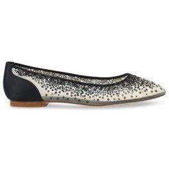 ARIEL BLACK Sequin Black Evening Flats 2 ARIEL BLACK Sequin Black Evening Flats