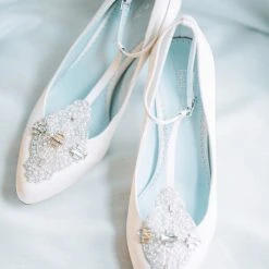 ANNALISE IVORY Ivory Art Deco Wedding Shoes